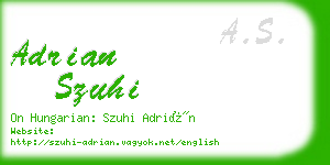 adrian szuhi business card